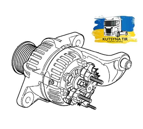 Б/у Генератор Renault Magnum Euro 5 (Рено Магнум Євро 5) 7421429789