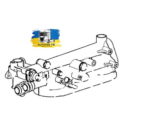 Б/у Корпус масляного фильтра Renault Magnum Euro 5 DXi 13 (Рено Магнум Евро 5 ДХИ) 7420969167