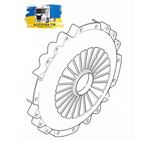 Б/у Корзина сцепления Scania R Euro 5 HPI (Скания Р хпи Евро 5) 574976, 574870