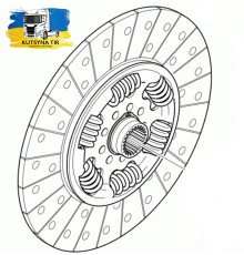 Б/у Диск зчеплення Scania R Euro 5 HPI (Сканія Р хпі Євро 5) 574933