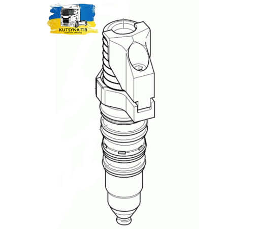 Б/у Насос-форсунка DC12 Scania R Euro 5 HPI (Сканія Р хпі Євро 5) 1731091, 579253