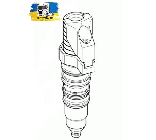 Б/у Насос-форсунка DC12 Scania R Euro 5 HPI (Скания Р хпи Евро 5) 1731091, 579253