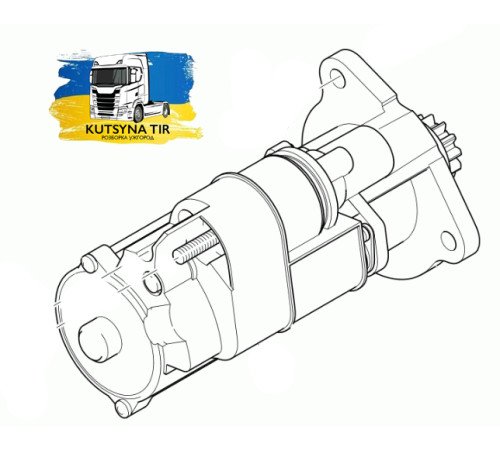 Б/у Стартер Scania R Euro 5 HPI (Скания Р хпи Евро 5) 1447911, 573507