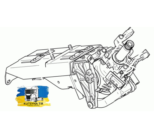 Б/у Рульова колонка Scania R Euro 5 HPI (Сканія Р хпі Євро 5) 1767619, 2532776