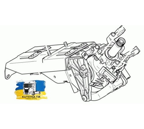 Б/у Рулевая колонка Scania R Euro 5 HPI (Скания Р хпи Евро 5) 1767619, 2532776