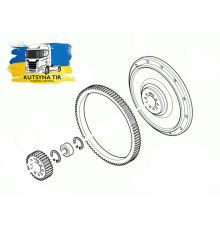 Б/у маховик Scania R Euro 5 HPI (Скания Р Евро 5) 1805086