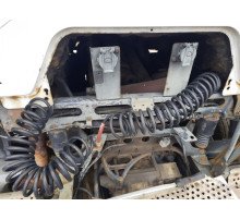 Б/у рамка подключения к прицепу (кронштейн перекидок, розеток и проводов) Mercedes-Benz Axor 1840 Euro 3 (Мерседес Аксор Евро 3)