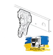 Б/у Кронштейн кріплення напівресори задній Renault T Truck Range Gama Euro 6 (Рено Т ЕВРО 6) 7421682250