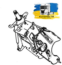 Б/у Рульова колонка, механізм (кронштейн кріплення руля) Renault T Truck Range Gama Euro 6 (Рено Т ЕВРО 6) 7484004282