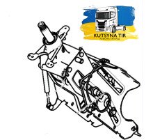 Б/у Рульова колонка, механізм (кронштейн кріплення руля) Renault T Truck Range Gama Euro 6 (Рено Т ЕВРО 6) 7484004282