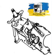 Б/у Рульова колонка, механізм (кронштейн кріплення руля) Renault T Truck Range Gama Euro 6 (Рено Т ЕВРО 6) 7484004282