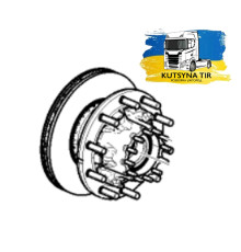 Б/у Ступица задняя Renault T Truck Range Gama Euro 6 (Рено Т ЕВРО 6) 7421892566