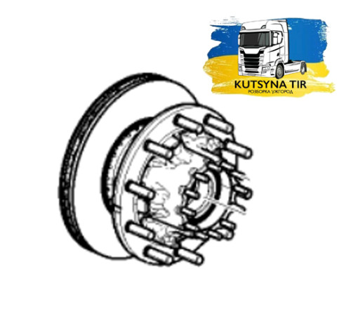Б/у Ступиця задня Renault T Truck Range Gama Euro 6 (Рено Т ЕВРО 6) 7421892566