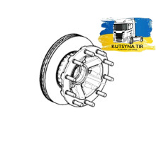 Б/у Ступица передняя Renault T Truck Range Gama Euro 6 (Рено Т ЕВРО 6) 7421116591