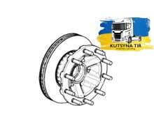 Б/у Ступица передняя Renault T Truck Range Gama Euro 6 (Рено Т ЕВРО 6) 7421116591