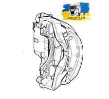 Б/у Гальмівний супорт задній (лівий, правий) Renault T Truck Range Gama Euro 6 (Рено Т ЕВРО 6) 7421487684, 7421487685