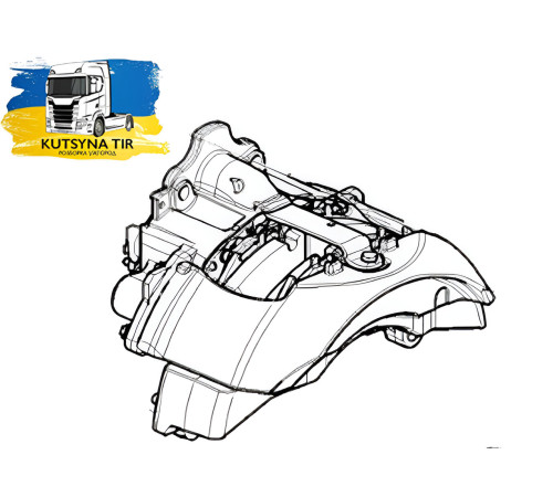 Б/у Гальмівний супорт передній (лівий, правий) Renault T Truck Range Gama Euro 6 (Рено Т ЕВРО 6) 7421487684, 7421487685