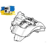 Б/у Гальмівний супорт передній (лівий, правий) Renault T Truck Range Gama Euro 6 (Рено Т ЕВРО 6) 7421487684, 7421487685
