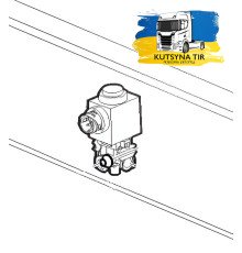 Б/у Клапан соленоїд блокування заднього моста Renault T Euro 6 (Рено Т ЕВРО 6) 7401078316