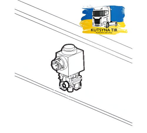 Б/у Клапан соленоид блокировки заднего моста Renault T Euro 6 (Рено Т ЕВРО 6) 7401078316