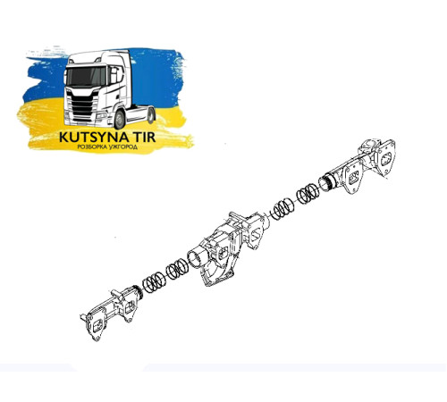 Б/у Випускний колектор MAN TGX EURO 6 (МАН ТГХ ЕВРО 6) 51081020369, 51081020650, 51081020645, 51081020273