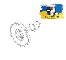 Б/у Корзина сцепления MAN TGX EURO 6 (МАН ТГХ ЕВРО 6) 81303050229
