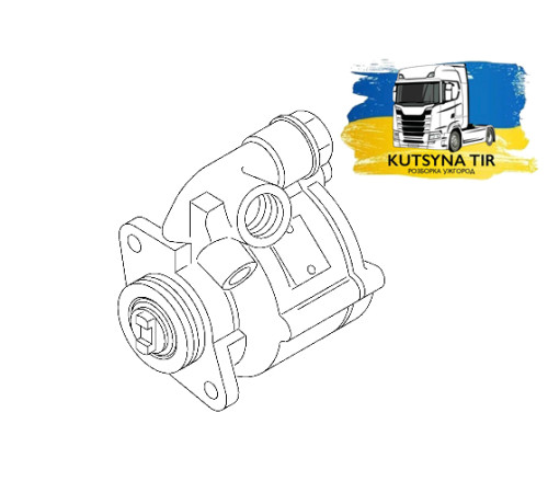 Б/у Насос (помпа) гідропідсилювача руля (ГУР) MAN TGX EURO 6 (МАН ТГХ ЕВРО 6) 81471016136