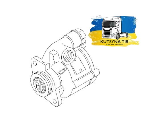 Б/у Насос (помпа) гидроусилителя руля (ГУР) MAN TGX EURO 6 (МАН ТГХ ЕВРО 6) 81471016136