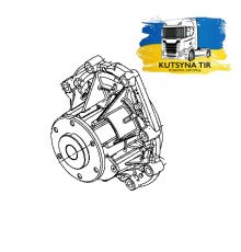 Б/у Водяна помпа (насос) MAN TGX EURO 6 (МАН ТГХ ЕВРО 6) 51065007106
