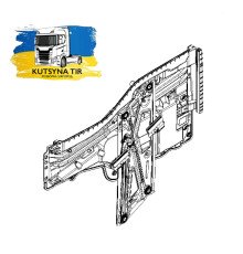 Б/у Механізм склопідіймача (лівий, правий) MAN TGX EURO 6 (МАН ТГХ ЕВРО 6) 81626456055, 81626456054