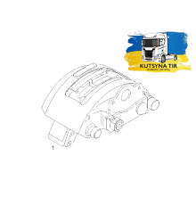 Б/у Гальмівний супорт задній MAN TGX EURO 6 (МАН ТГХ ЕВРО 6) 81508046579