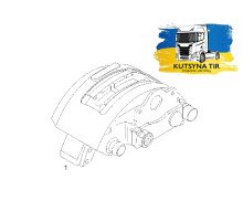 Б/у Гальмівний супорт задній MAN TGX EURO 6 (МАН ТГХ ЕВРО 6) 81508046579