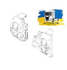 Б/у Гальмівний супорт передній MAN TGX EURO 6 (МАН ТГХ ЕВРО 6) 81508046635, 81508046636