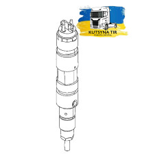 Б/у Паливна форсунка MAN TGX EURO 6 (МАН ТГХ ЕВРО 6) 51101006180