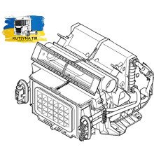 Б/у Пічка салона DAF XF 105 EURO 5 (ДАФ ХФ 105) 1697536