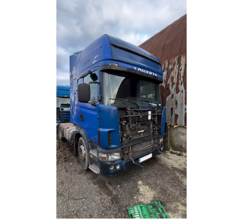 Розборка SCANIA R124L (LA) EURO 3 HPI та PDE (Сканія Р124Л (ЛА) ХПІ та ДПЄ ЄВРО 3) – вантажна розбірка TIR