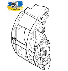 Б/у Супорт задній DAF XF 106 Euro 6 (Даф хф 106 Евро 6)